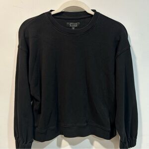 AYR Crop Black Pullover Sweetshirt size XS